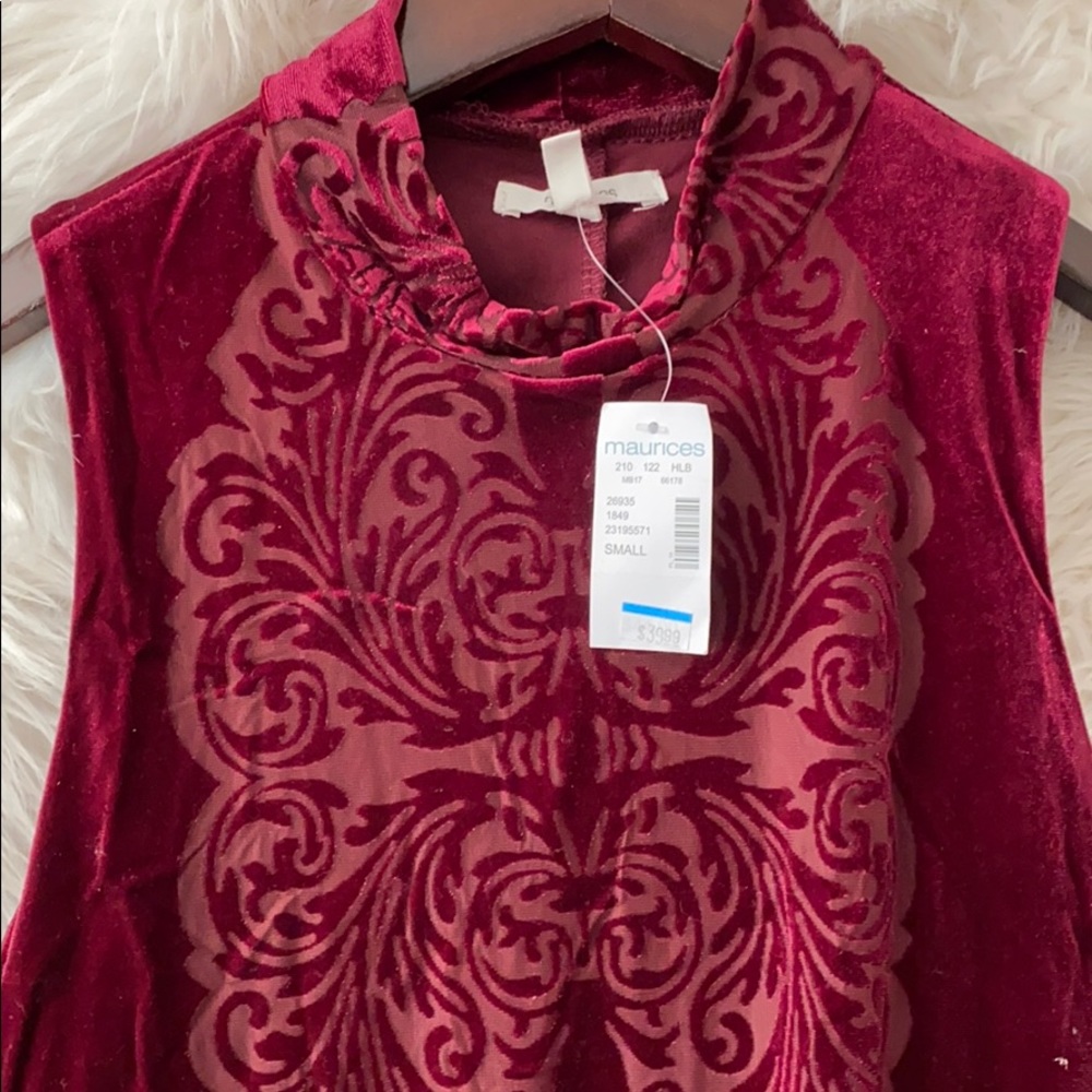 VELVET DRESS - Picture 5 of 5